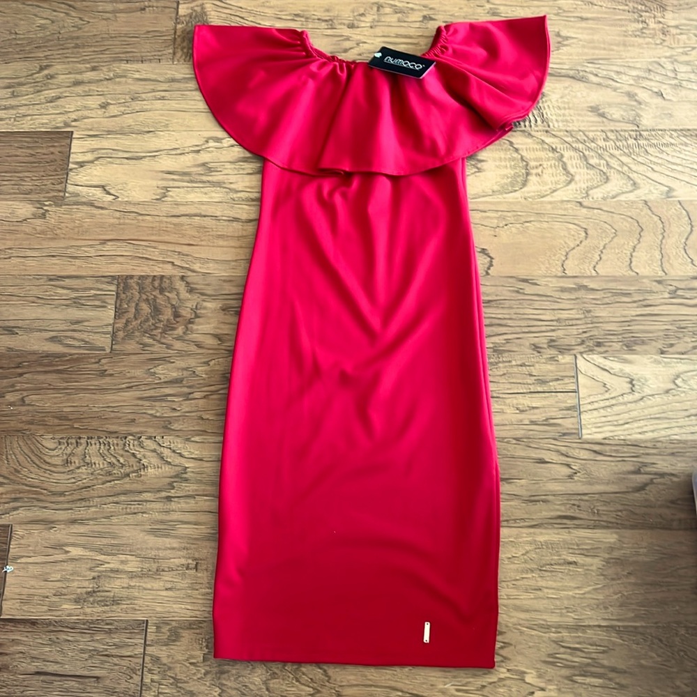 Stretch Body Con Midi